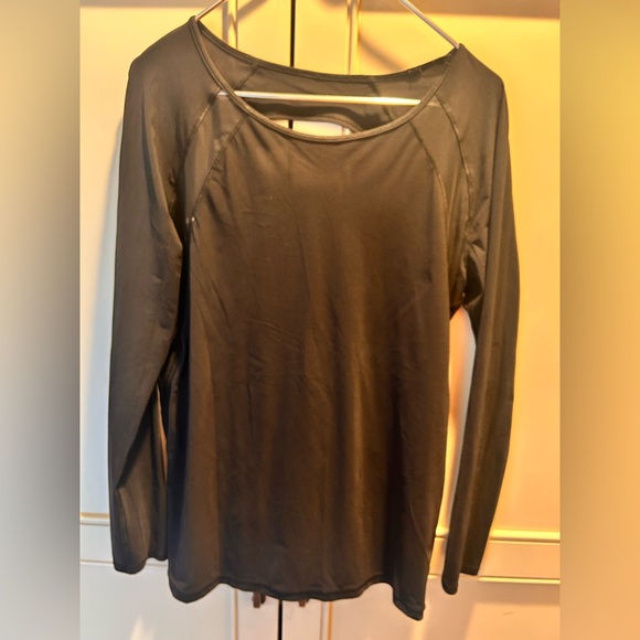 lululemon athletica Tops - Lululemon Athletica Black Long Sleeve Blouse